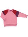 Enfant Terrible - Bio Kinder Sweatshirt mit Colourblocking, pink/beere