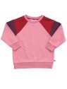 Enfant Terrible - Bio Kinder Sweatshirt mit Colourblocking, pink/beere