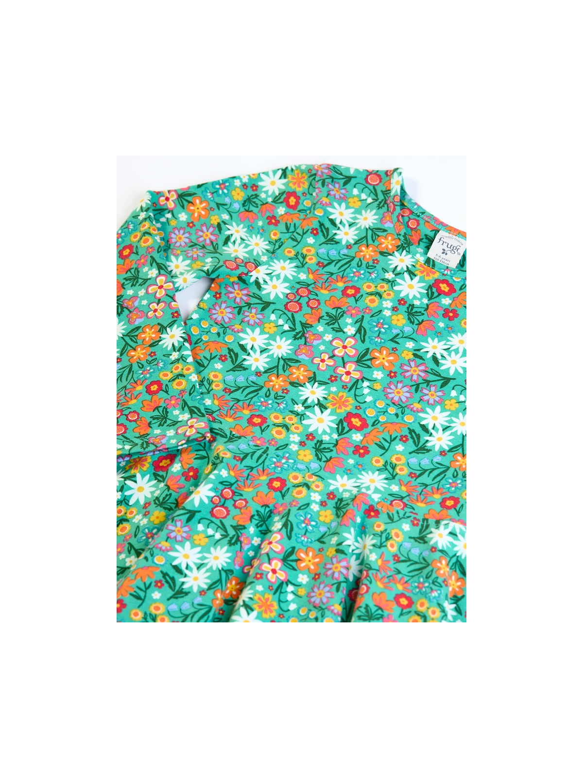 frugi - Bio Kinder Jersey Kleid "FRUGI-Sofia" mit Wildblumen-Allover