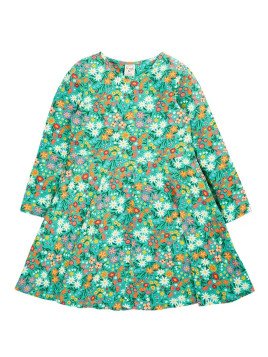 frugi - Bio Kinder Jersey Kleid "FRUGI-Sofia" mit Wildblumen-Allover