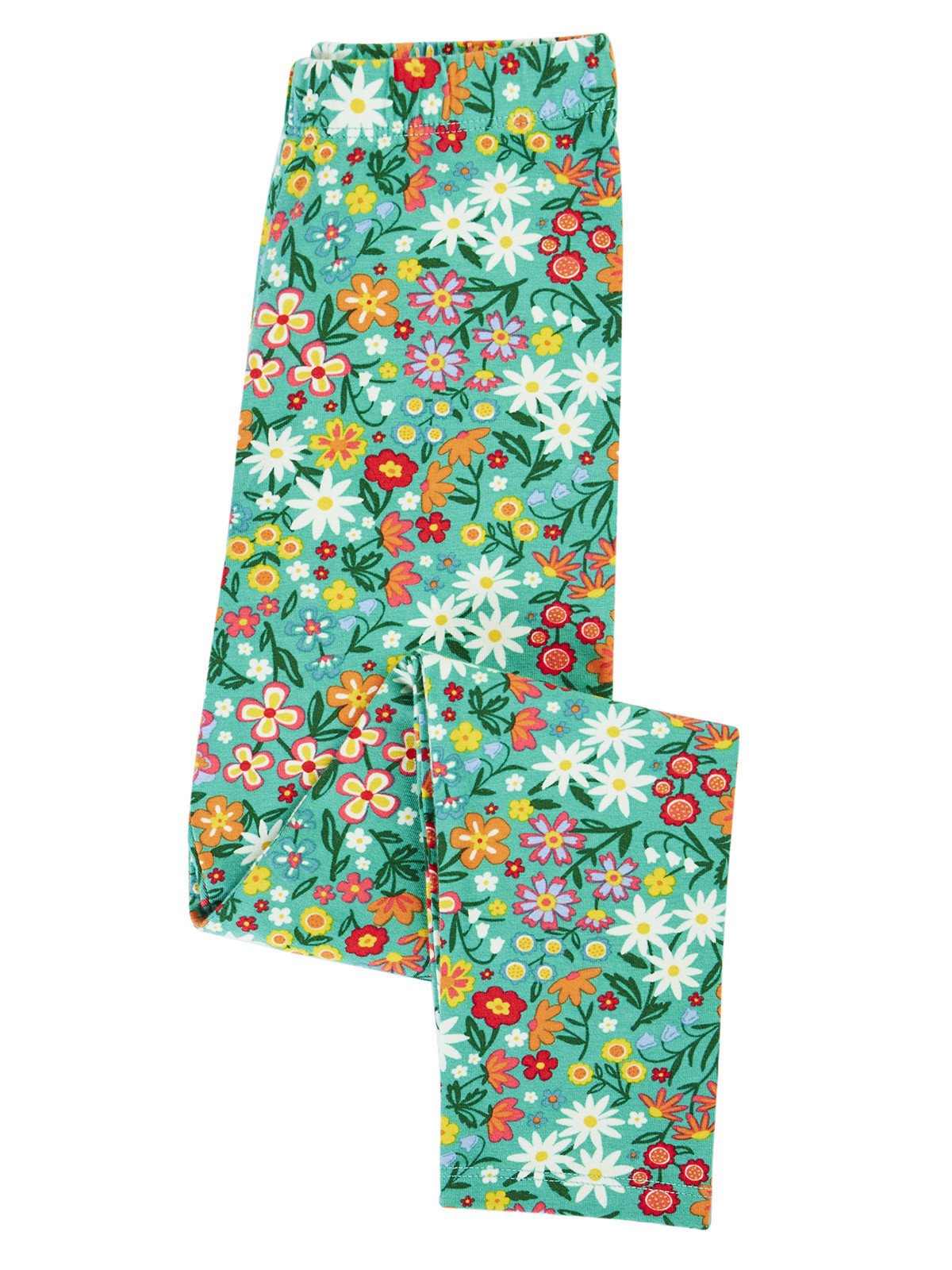frugi - Bio Kinder Leggings "Libby" mit Wildblumen-Allover