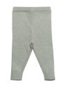puri organic - Bio Baby Hose aus Rippenstrick, Baumwolle/Wolle, thymian