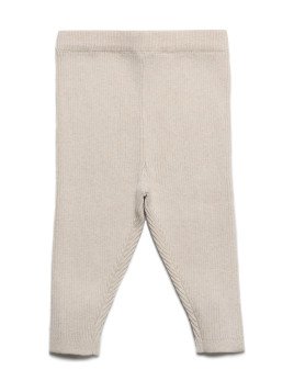 puri organic - Bio Baby Hose aus Rippenstrick, Baumwolle/Wolle, natur
