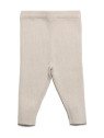 puri organic - Bio Baby Hose aus Rippenstrick, Baumwolle/Wolle, natur