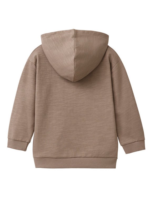 People Wear Organic - Bio Kinder Sweatshirt mit Kapuze und Adventure Club-Druck