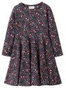 People Wear Organic - Bio Kinder Jersey Kleid mit Mille Fleurs-Allover