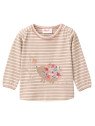 People Wear Organic - Bio Baby Langarmshirt mit Igel-Druck und Streifen