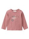People Wear Organic - Bio Baby Langarmshirt mit Katzen/Schubkarren-Druck