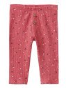 People Wear Organic - Bio Baby Leggings mit Blümchen-Allover, himbeere