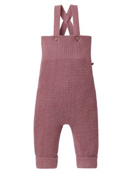 People Wear Organic - Bio Baby Strick-Latzhose, beere