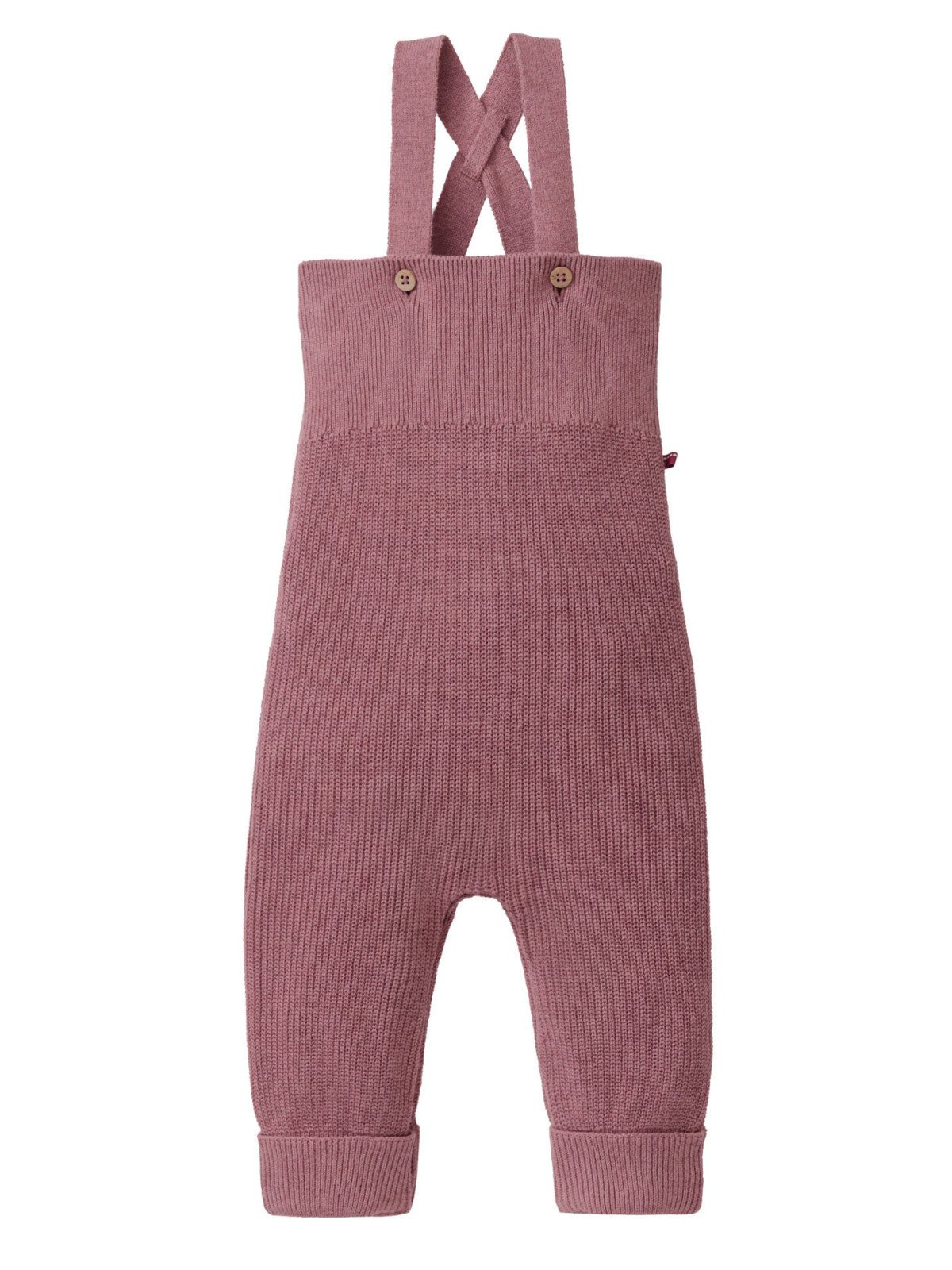 People Wear Organic - Bio Baby Strick-Latzhose, beere