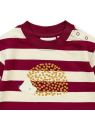 Sense Organics - Bio Baby Sweatshirt "SENSE-Siam" mit Igel-Applikation und Streifen
