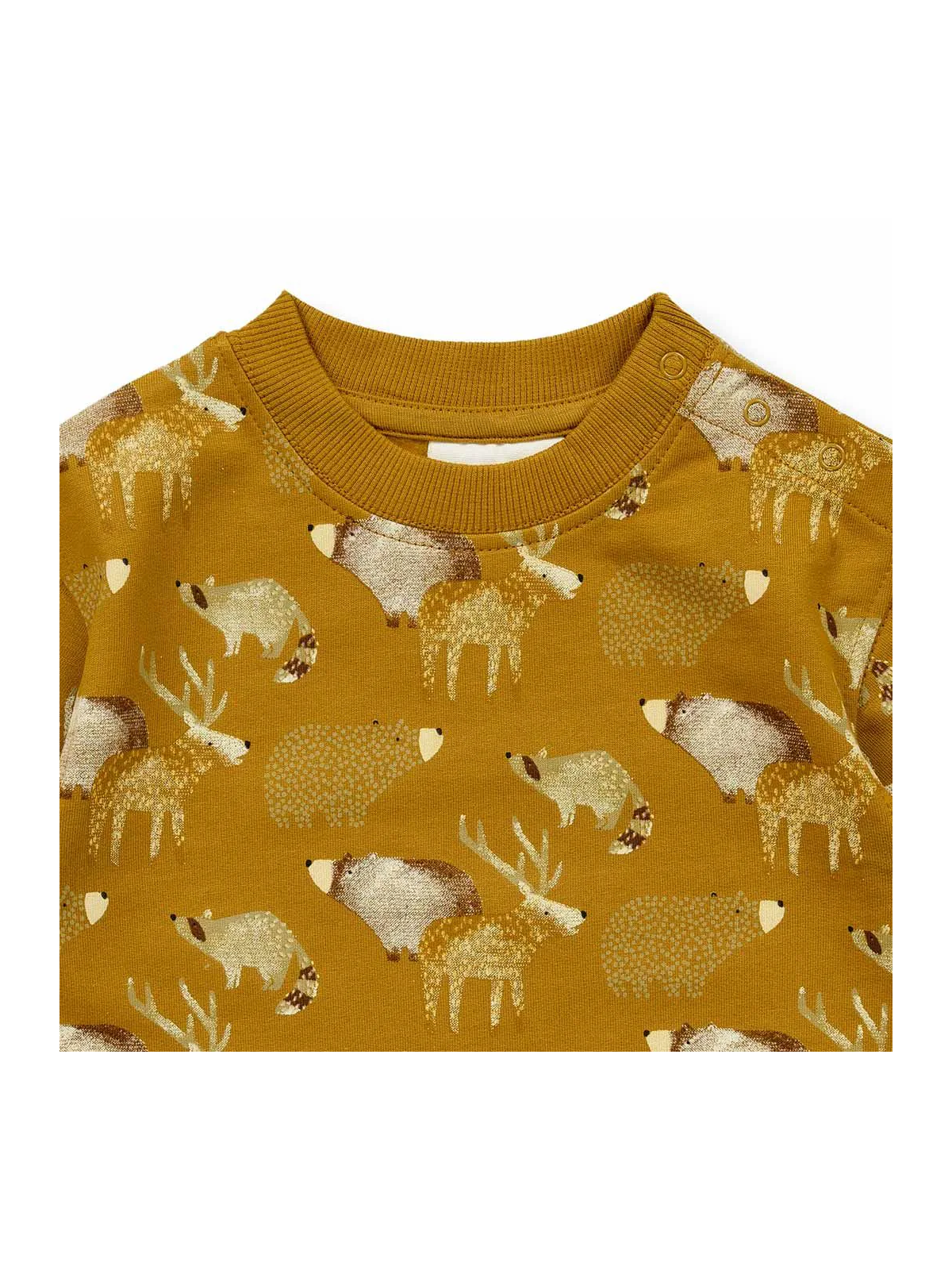 Sense Organics - Bio Baby Sweatshirt "SENSE-Siam" mit Waldtiere-Allover