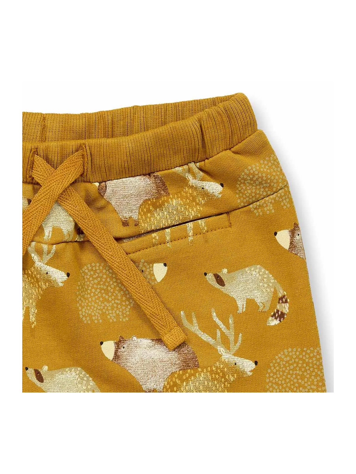 Sense Organics - Bio Baby Sweat Hose "SENSE-Candy" mit Waldtiere-Allover