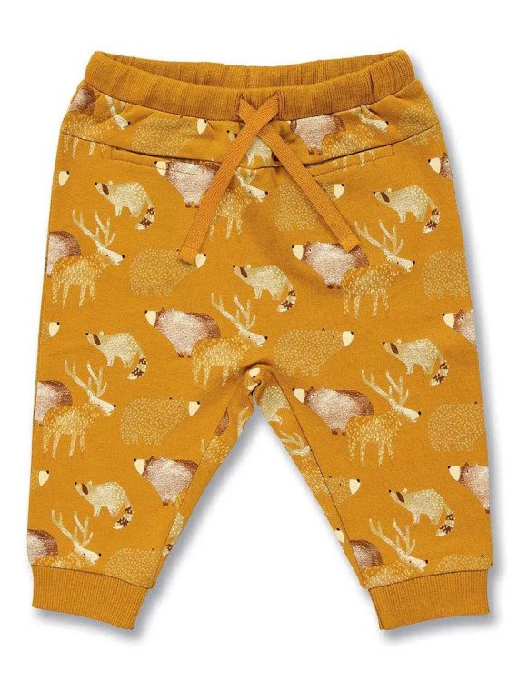 Sense Organics - Bio Baby Sweat Hose "SENSE-Candy" mit Waldtiere-Allover