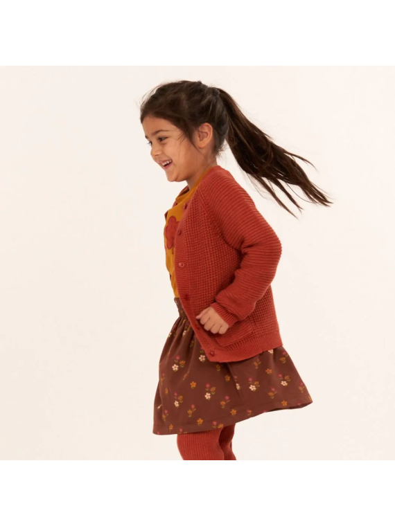 Sense Organics - Bio Kinder Sweat Rock "SENSE-MALIA" mit Blümchen-Allover
