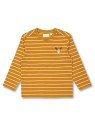 Sense Organics - Bio Kinder Langarmshirt "SENSE-Luke" mit Elch-Stickerei und Streifen