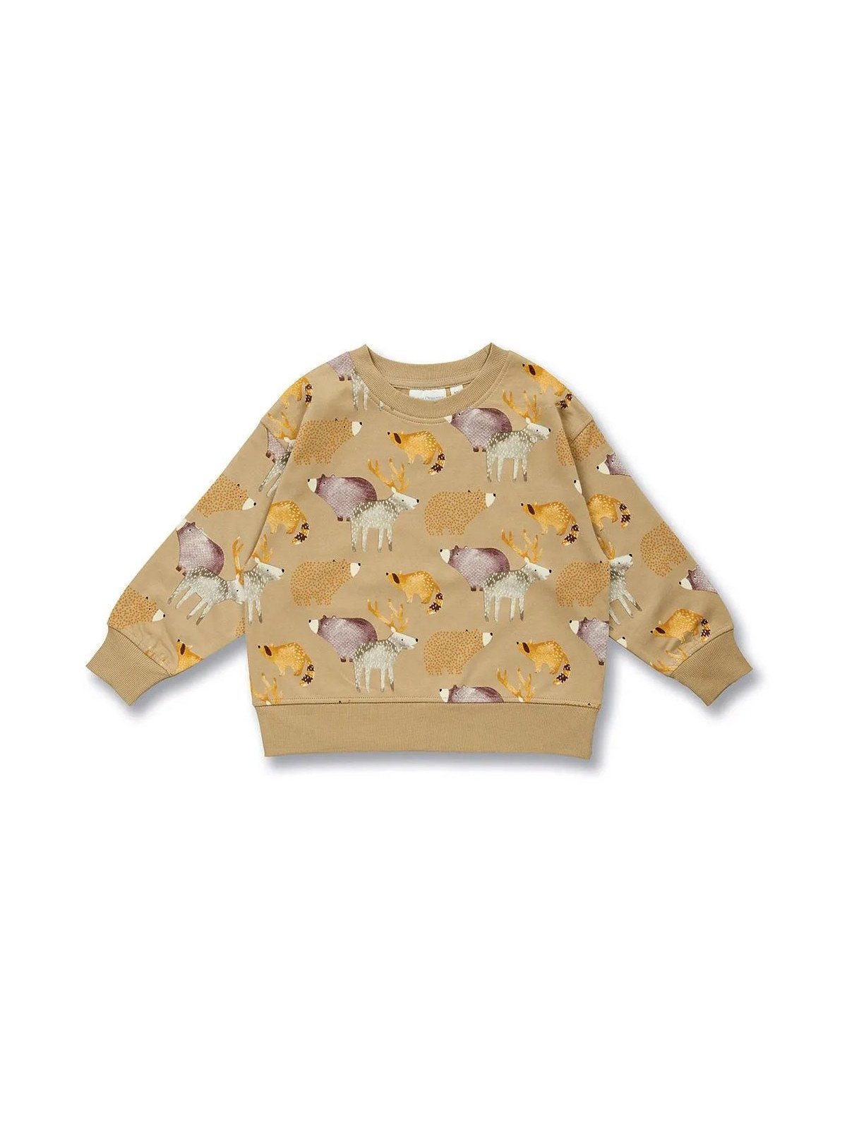 Sense Organics - Bio Kinder Sweatshirt "SENSE-Dar" mit Waldtiere-Allover