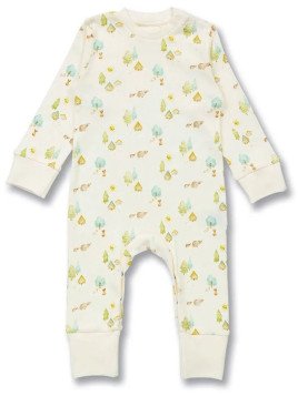 Sense Organics - Bio Baby Strampler "SENSE-Tona" mit Waldleben-Allover