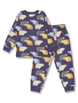 Sense Organics - Bio Kinder Schlafanzug "SENSE-Long John" mit Bären-Allover