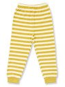Sense Organics - Bio Kinder Frottee Schlafanzug "SENSE-Long John" mit Bären-Applikation und Streifen
