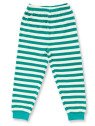 Sense Organics - Bio Kinder Frottee Schlafanzug "SENSE-Long John" mit kleiner Bären-Applikation und Streifen