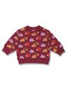 Sense Organics - Bio Baby Sweatshirt "SENSE-Siam" mit Igel-Applikation und Streifen