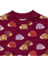 Sense Organics - Bio Baby Sweatshirt "SENSE-Siam" mit Igel-Applikation und Streifen