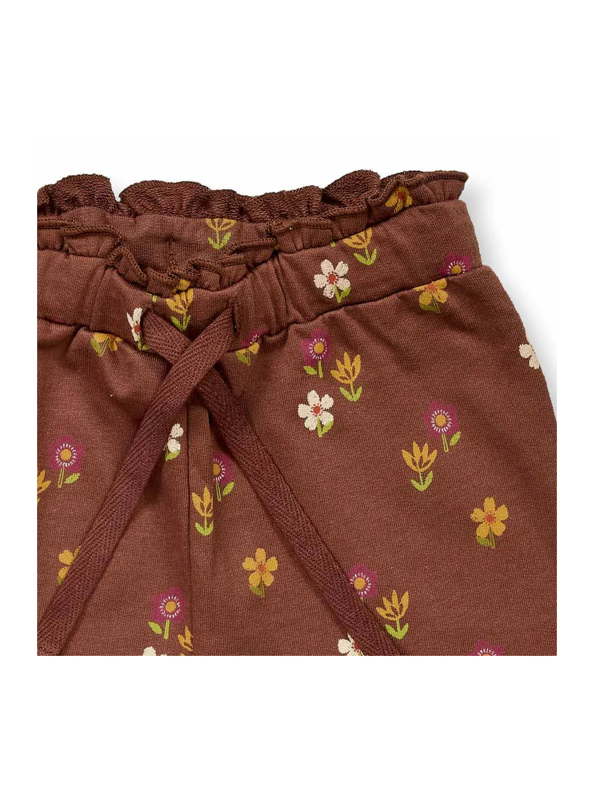 Sense Organics - Bio Baby Sweat Hose "SENSE-Vanna" mit Blümchen-Allover