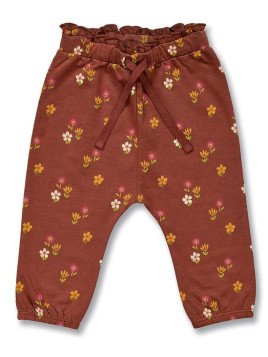 Sense Organics - Bio Baby Sweat Hose "SENSE-Vanna" mit Blümchen-Allover