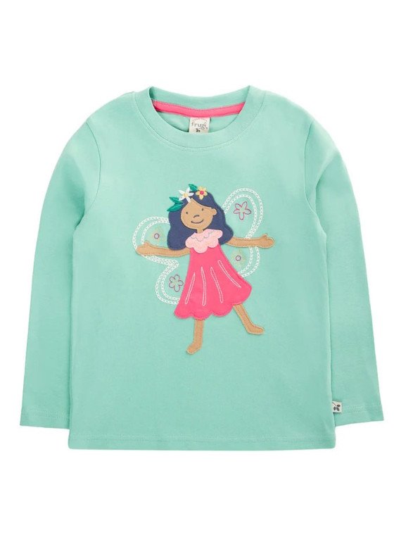 frugi - Bio Kinder Langarmshirt "FRUGI-Adventure" mit Feen-Applikation