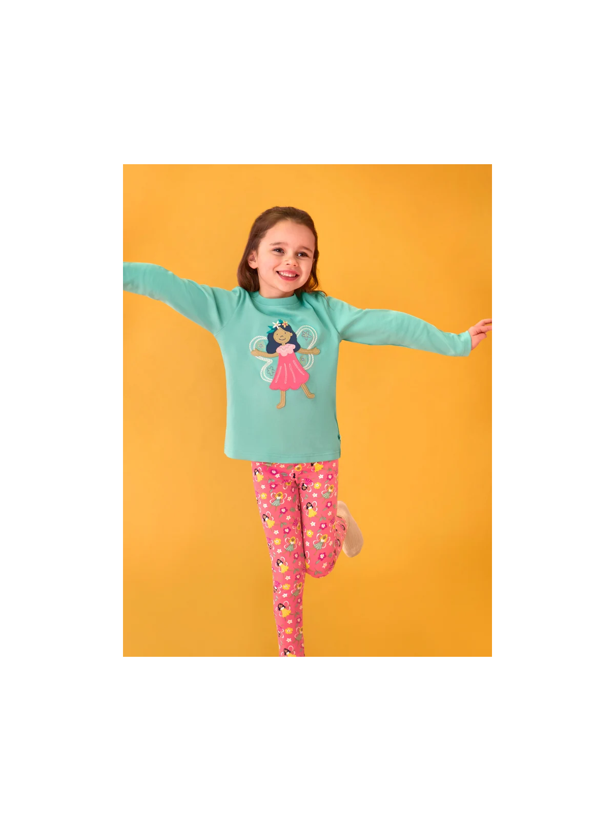 frugi - Bio Kinder Langarmshirt "FRUGI-Adventure" mit Feen-Applikation