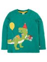 frugi - Bio Kinder Langarmshirt "FRUGI-Adventure" mit Dinosaurier-Applikation