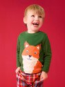 frugi - Bio Kinder Langarmshirt "FRUGI-Adventure" mit Fuchs-Applikation