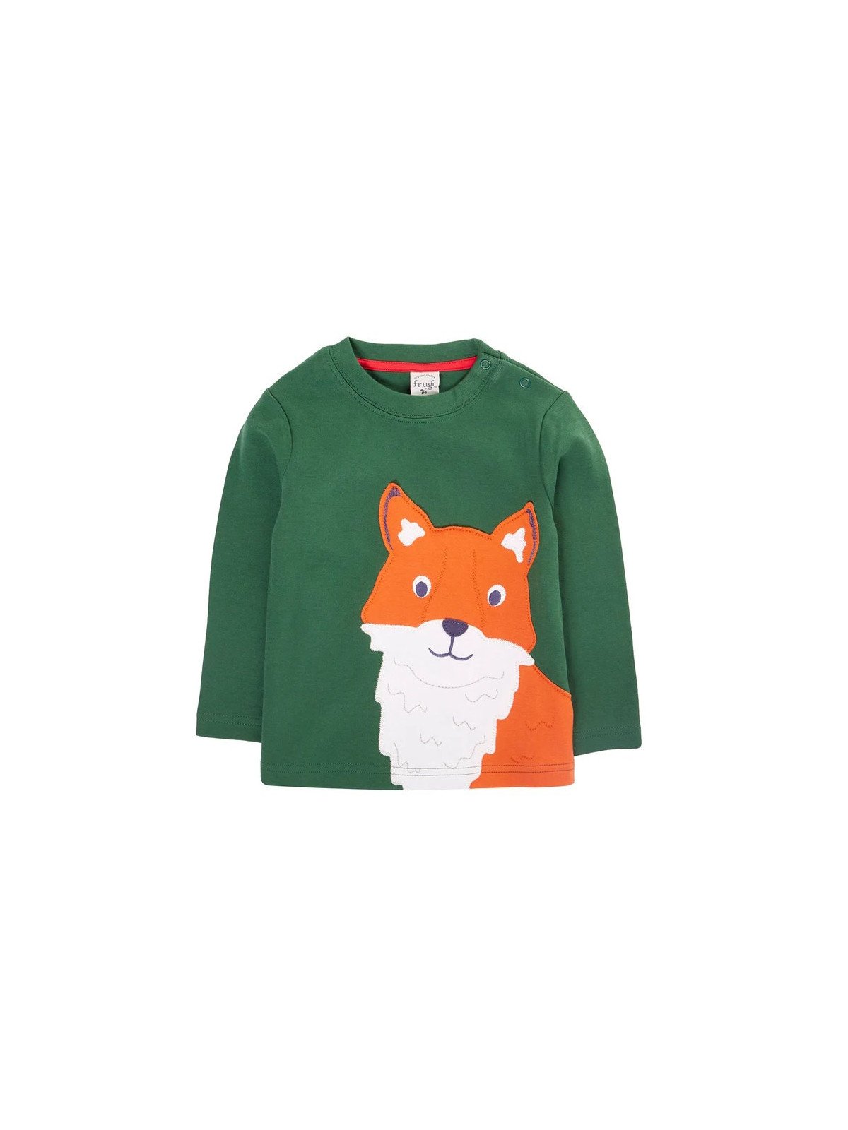 frugi - Bio Kinder Langarmshirt "FRUGI-Adventure" mit Fuchs-Applikation