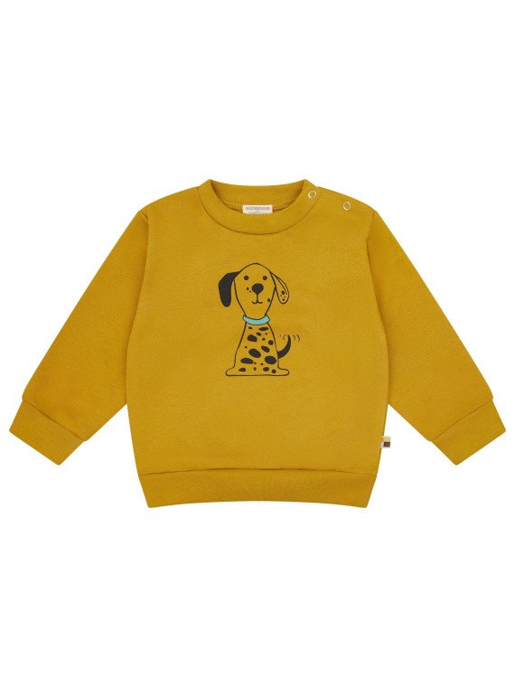 loud + proud - Bio Kinder Sweatshirt mit Hunde-Druck