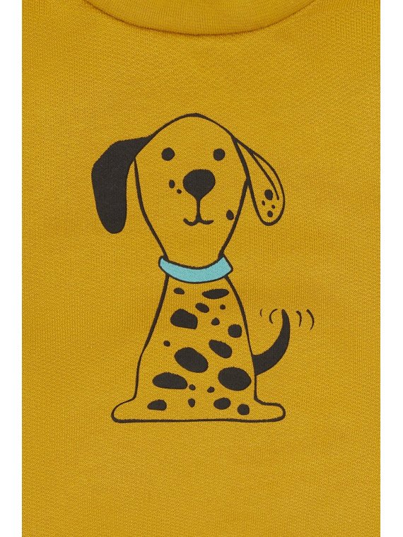 loud + proud - Bio Kinder Sweatshirt mit Hunde-Druck