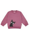 loud + proud - Bio Kinder Sweatshirt mit Katzen-Druck