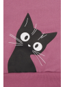 loud + proud - Bio Kinder Sweatshirt mit Katzen-Druck