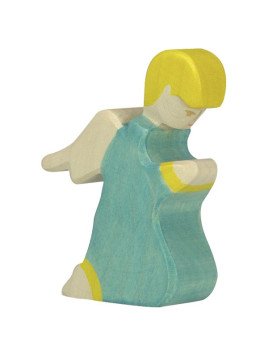 HOLZTIGER - Holzfigur Engel 3, knieend, ca. 6 x 2,2 x 8 cm