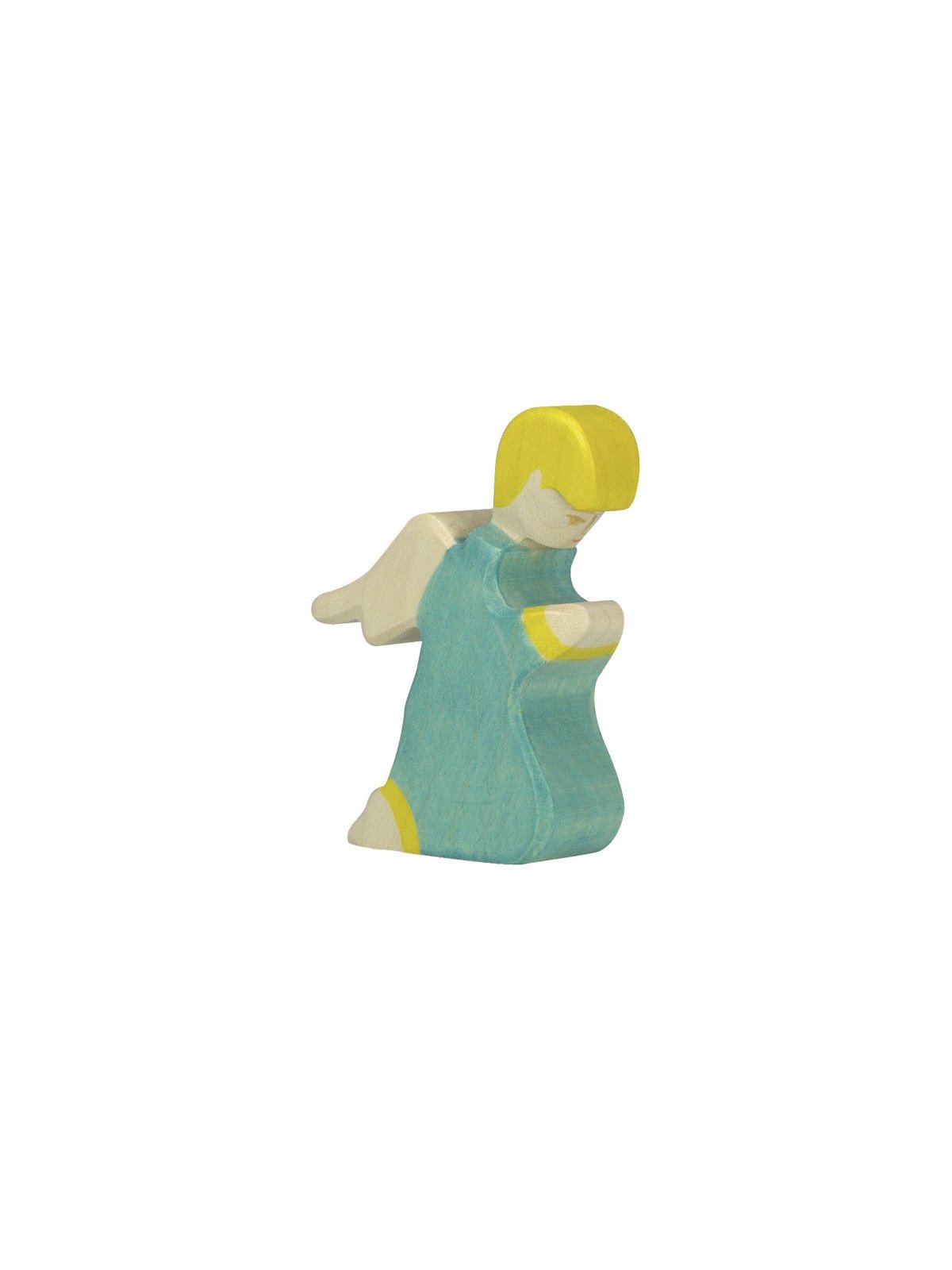 HOLZTIGER - Holzfigur Engel 3, knieend, ca. 6 x 2,2 x 8 cm
