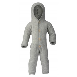 ENGEL - Bio Baby Fleece Overall mit Kapuze, Wolle