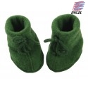 ENGEL - Bio Baby Fleece Schuhe, Wolle, grün