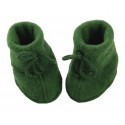 ENGEL - Bio Baby Fleece Schuhe, Wolle, grün