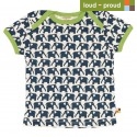 loud + proud - Bio Kinder T-Shirt mit Elefanten-Druck
