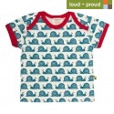 loud + proud - Bio Kinder T-Shirt mit Schnecken-Druck