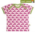 loud + proud - Bio Kinder T-Shirt mit Schnecken-Druck