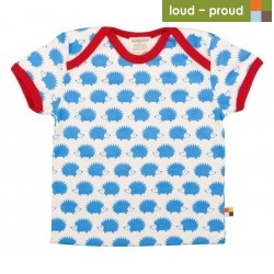 loud + proud - Bio Kinder T-Shirt mit Igel-Druck