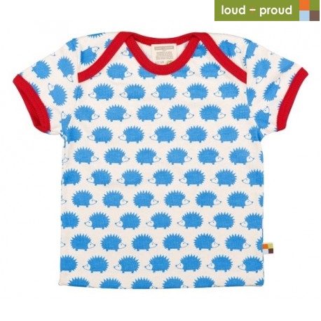 loud + proud - Bio Kinder T-Shirt mit Igel-Druck