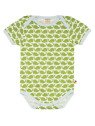 loud + proud - Bio Baby Body kurzarm mit Wal-Druck